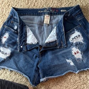 Faded Glory size 14 jean shorts